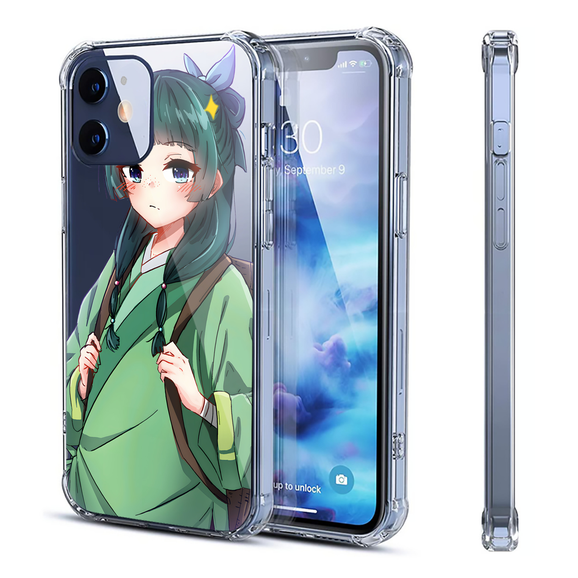 （画像用） 薬屋のひとりごと The Apothecary Diaries 【iPhone 12シリーズ対応】透明スマホケース（クリアソフトケース）